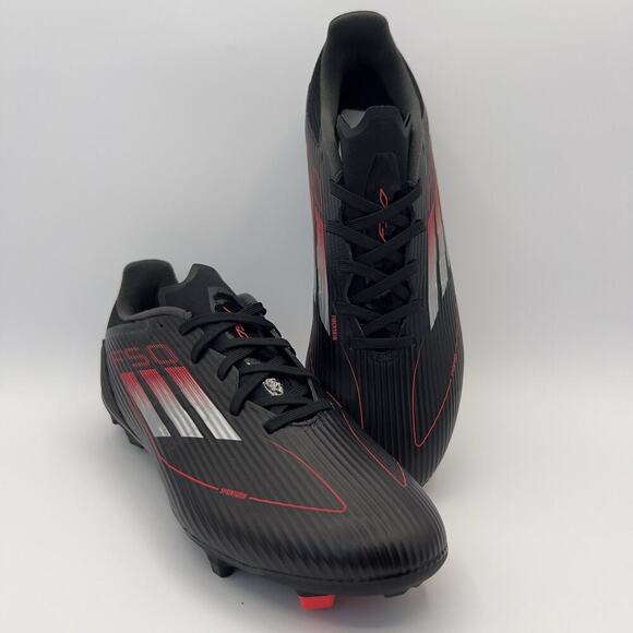 Adidas F50 League FG/MG Men’s Soccer Cleats Football Shoes Black Footwear S.10.5 main image 6